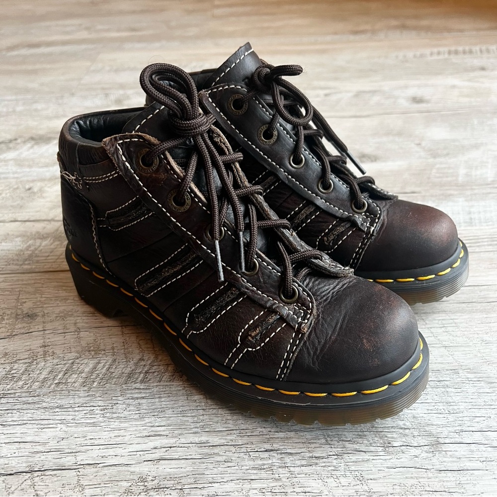 Dr. Martens Vintage Brown Leather Boots